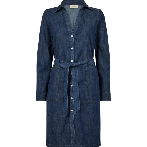 MOS MOSH Malti Denim Dress Dark Blue
