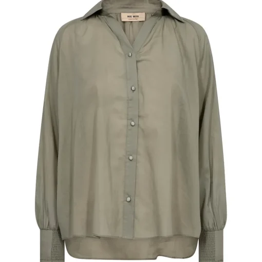 MOS MOSH Marcela Volie Shirt Shadow