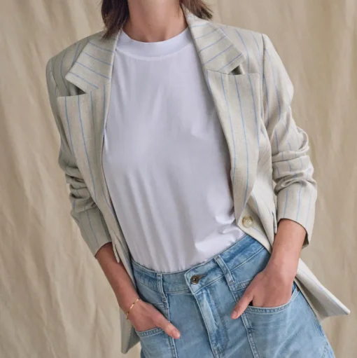 MOS MOSH Mera Sl O-Neck Tee White