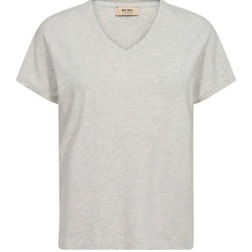 MOS MOSH Sienna V-SS Tee Ecru