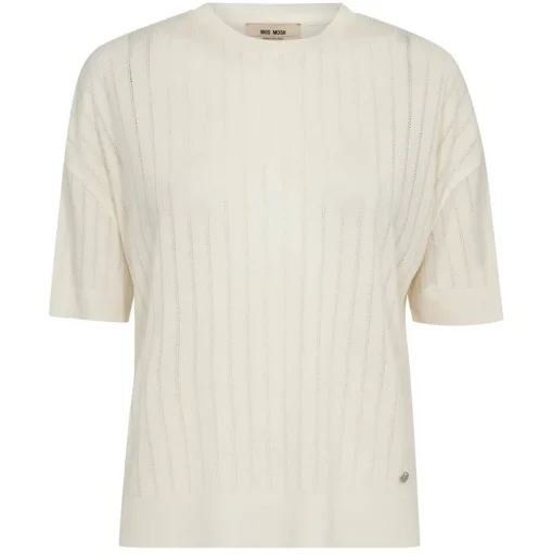 MOS MOSH Swann O-SS Spring Tee Ecru