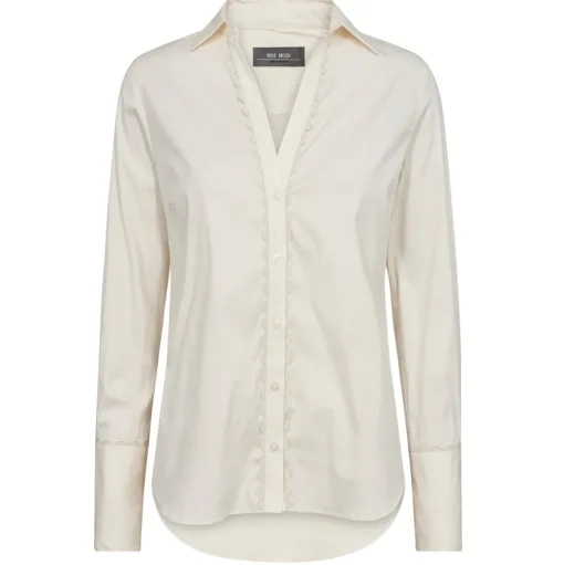 MOS MOSH Sybel Wave Shirt Ecru