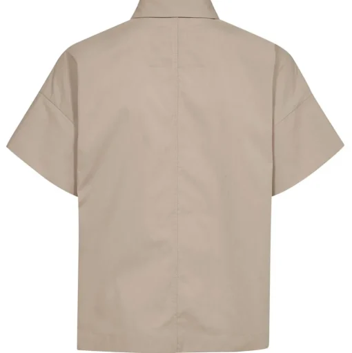 MOS MOSH Tazhi Cotny Shirt Feather Gray