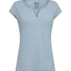 MOS MOSH Troy Tee SS Cashmere Blue