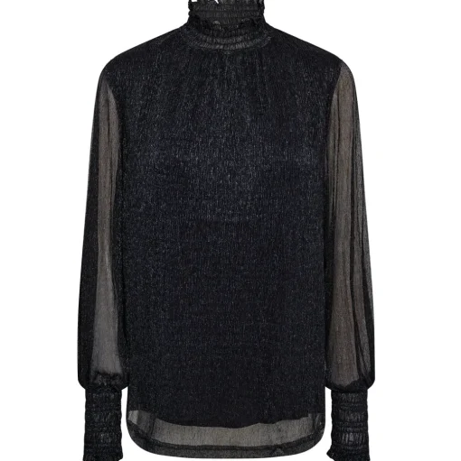 MOS MOSH Ximena Glam Blouse Salute Navy