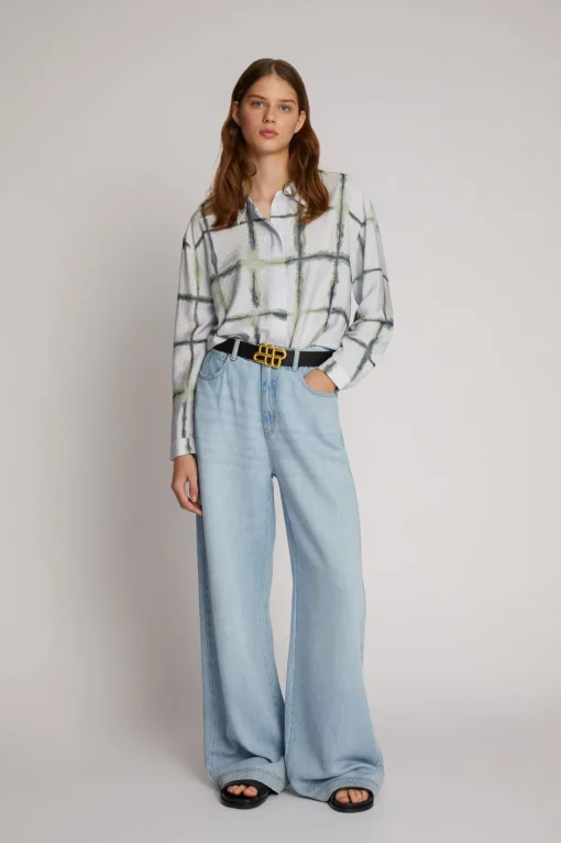 MUNTHE Obey Pants Blue