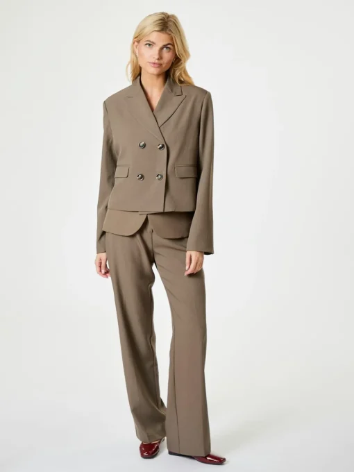 NEO NOIR Alice Structure Pants Khaki