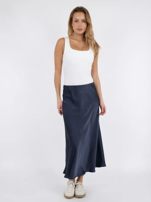NEO NOIR Bovary Skirt Midnight Blue
