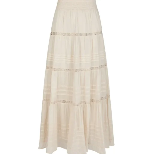 NEO NOIR Felicia Voile Skirt Ivory