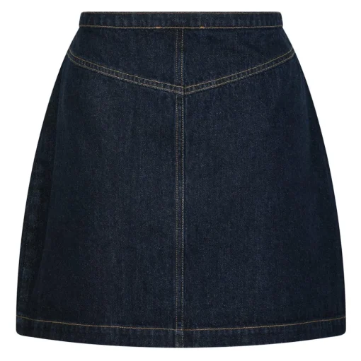 NEO NOIR Gabani Denim Skirt Dark Blue