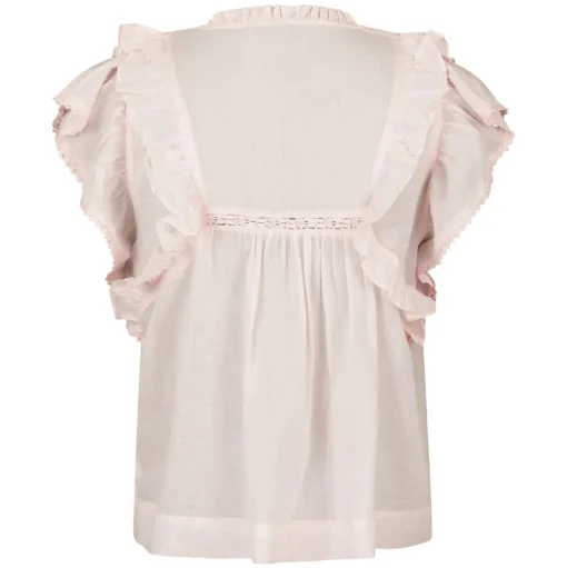 NEO NOIR Jayla Voile Top Light Pink
