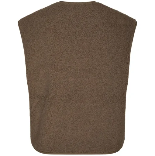 NEO NOIR Mariko Teddy Vest Taupe