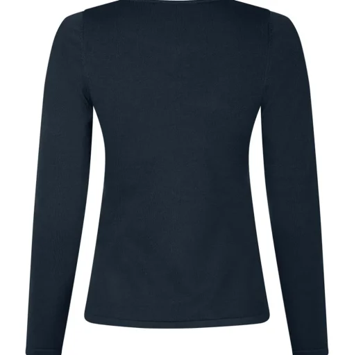 NEO NOIR Teller Knit Blouse Dark Navy