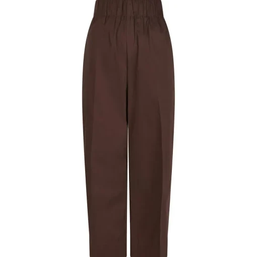 NEO NOIR Yana Poplin Pants Dark Brown