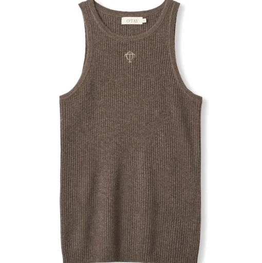 O'TAY Callie Top Murky Brown