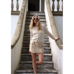 O'TAY Lailabeth Cardigan Warm Beige