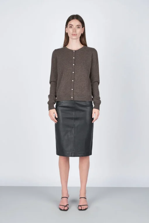 O'TAY Victoria Cardigan Murky Brown