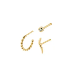 PERNILLE CORYDON Ocean Flow Earring Box (guld/sølv)