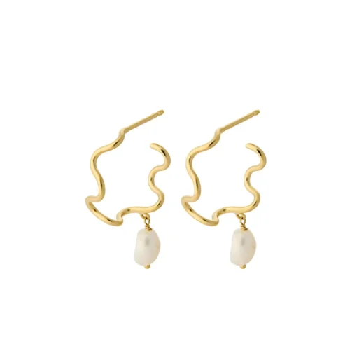 PERNILLE CORYDON Small Bay Earring (guld/sølv)