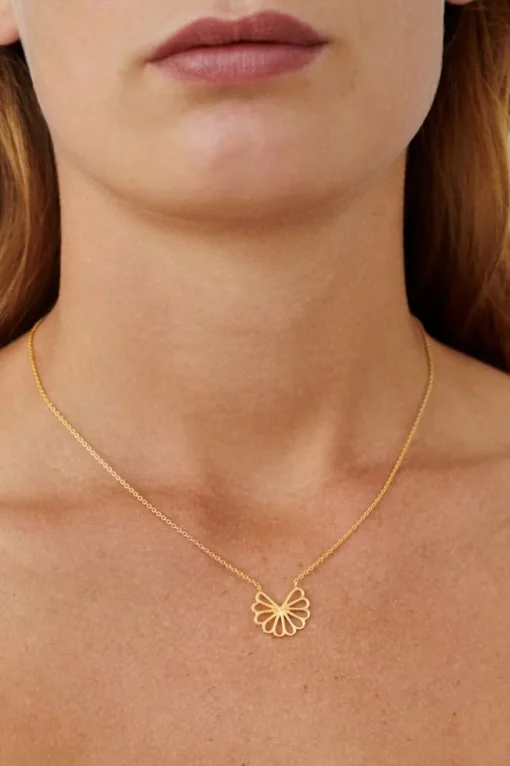 PERNILLE CORYDON Small Bellis Necklace (guld/sølv)