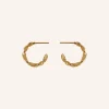 PERNILLE CORYDON Small Dancing Wave Hoops
