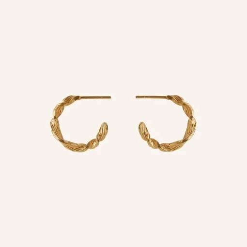 PERNILLE CORYDON Small Dancing Wave Hoops