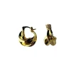 PICO COPENHAGEN Afrika Petite Hoops (guld/sølv)