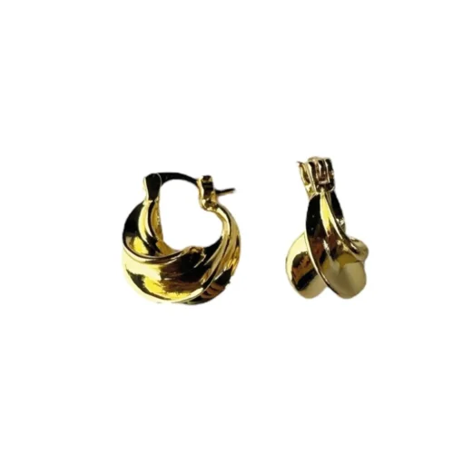 PICO COPENHAGEN Afrika Petite Hoops (guld/sølv)