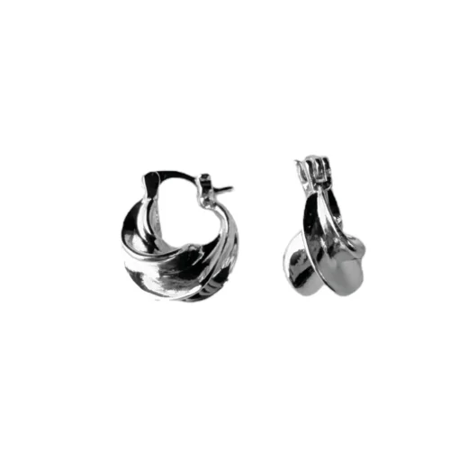 PICO COPENHAGEN Afrika Petite Hoops (guld/sølv)