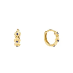 PICO COPENHAGEN Aster Crystal Hoops Midnight