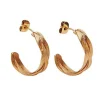 PICO COPENHAGEN Braid Stud Hoops