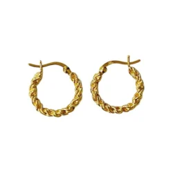 PICO COPENHAGEN Dicte Hoops (guld/sølv)