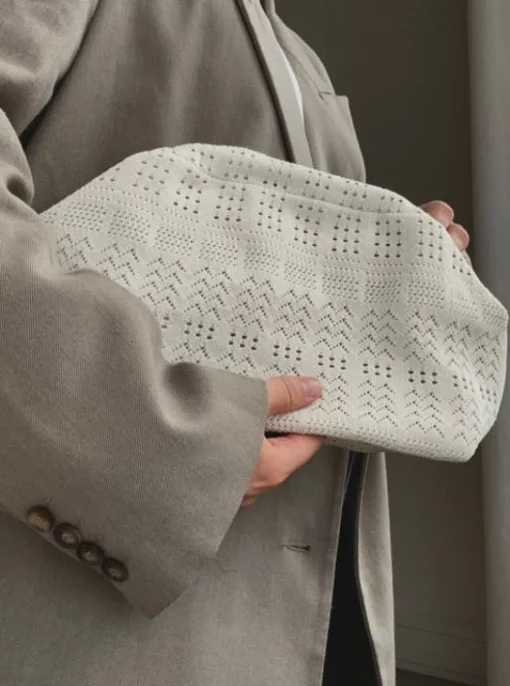 PICO COPENHAGEN Rosalia Clutch Zebra/Beige