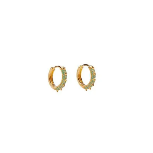 PICO COPENHAGEN Suede Hoops Grøn