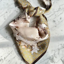 PLISSÉ COPENHAGEN Lilian Scarf Golden