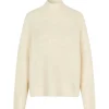 SECOND FEMALE Isaky Jnit T-neck Eggnog