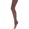 SNEAKY FOX Mac Leopard Strømpebukser 5576 Sienna Brown
