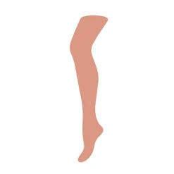 SNEAKY FOX Nylon Strømpebuks Guava