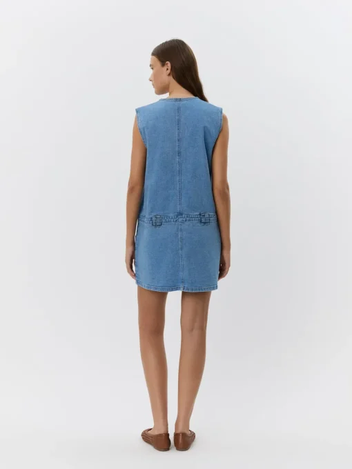 SOFIE SCHNOOR ALBERTINESW S252186 Dress Denim Blue