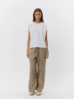 SOFIE SCHNOOR Baysw T-shirt White Gold