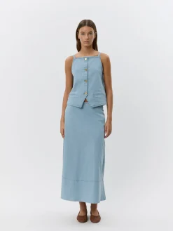 SOFIE SCHNOOR Demisw Vest Light Blue
