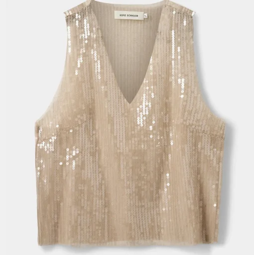 SOFIE SCHNOOR S251260 Viggasw Top Beige