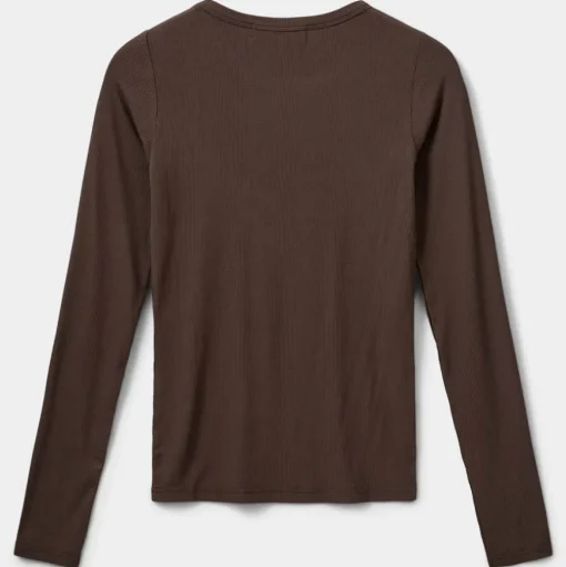 SOFIE SCHNOOR Snos243 PETRICIASW T-shirt Brown Fudge
