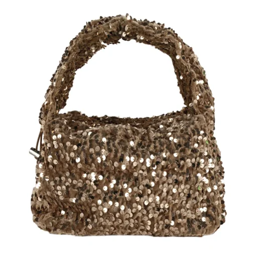 SUI AVA Anne Sequins Bag Beige