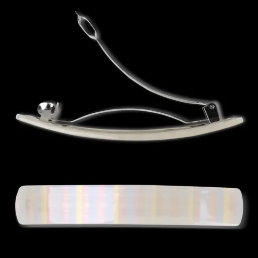 SUI AVA Classic Rainbow Hair Clip White