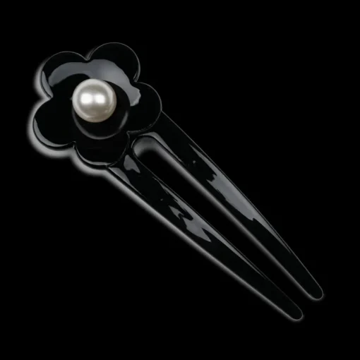 SUI AVA Eva Classic Flower Clip Black