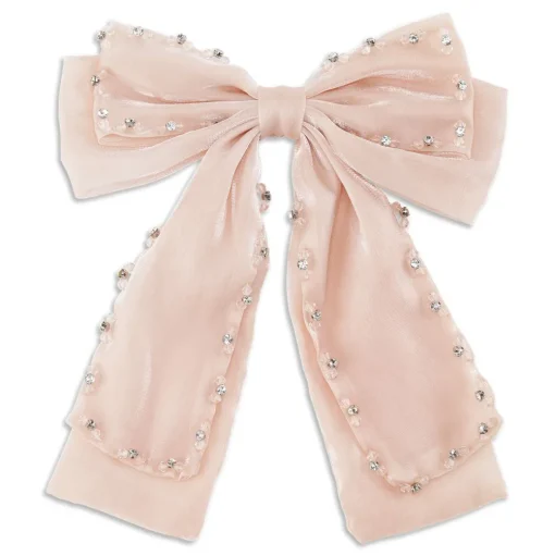 SUI AVA Pastel Crystal Bow Rose